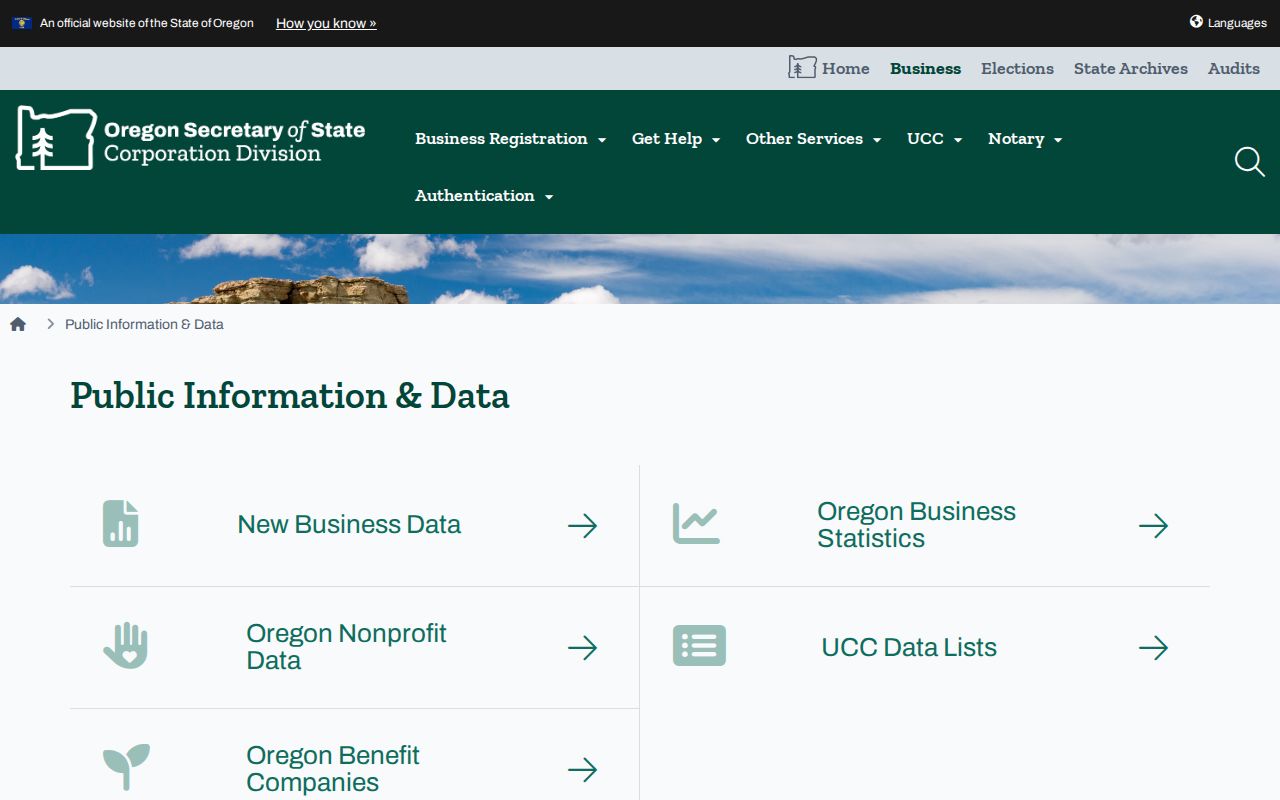 Ashland previous residents research using Oregon Secretary of State public information channels